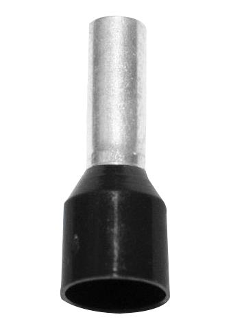 Ettinger 018.80.150 Terminal, Wire Ferrule, 15Awg, Black