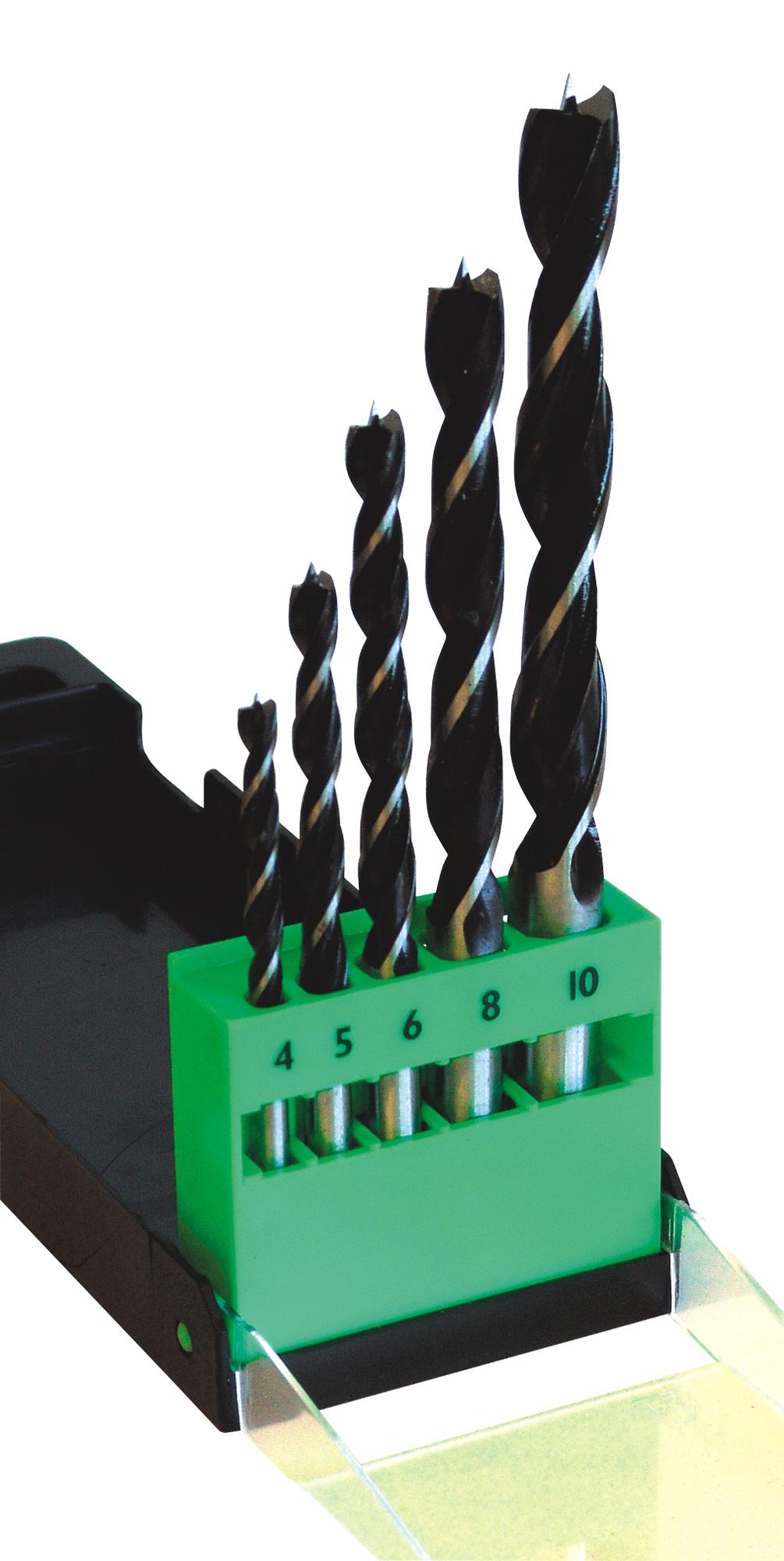 Ck Tools T3040 Drill Bit Set, 4/5/6/8/10Mm, 5Pcs