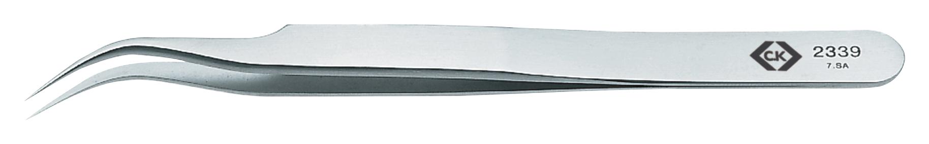 Ck Tools T2339 Precision Tweezer, Fine Tip, 110Mm