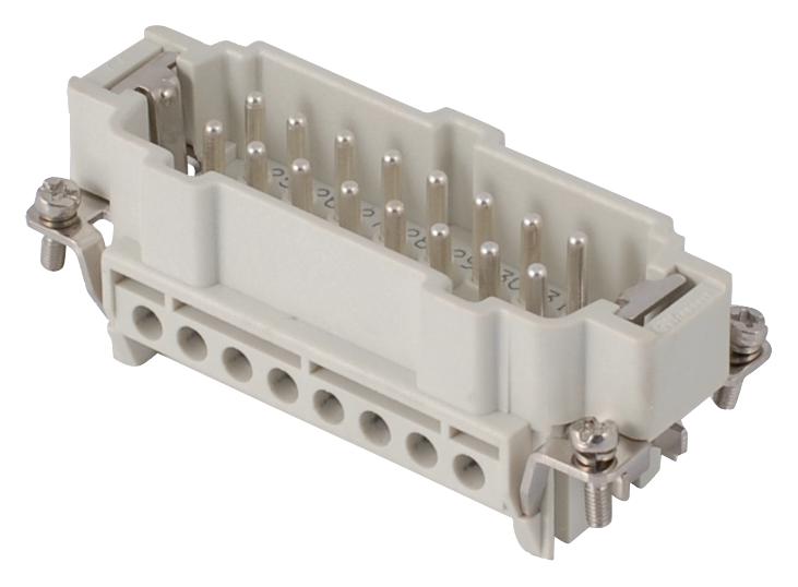 Molex / Gwconnect 7316.6105.0 Heavy Duty Insert, Plug, 16Pos, 20-14Awg