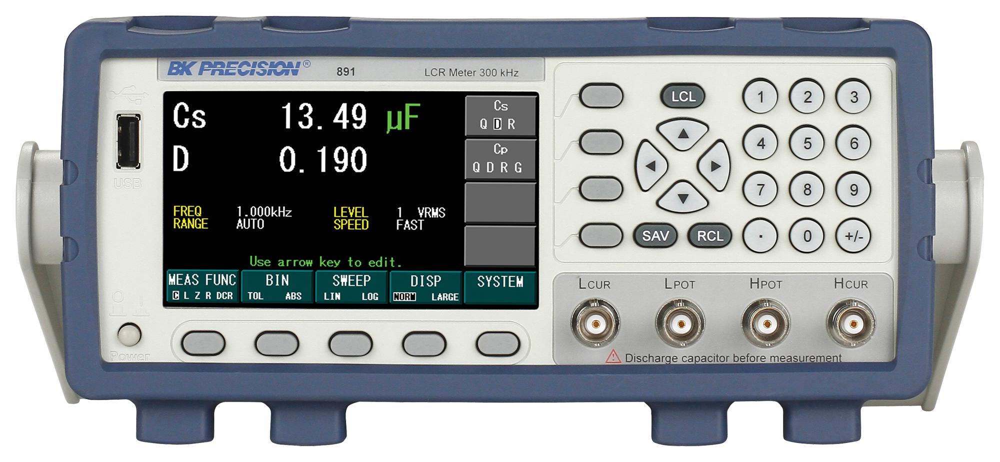 B&k Precision Bk891 Lcr Meter, 381 X 113 X 258Mm, 3.4Kg