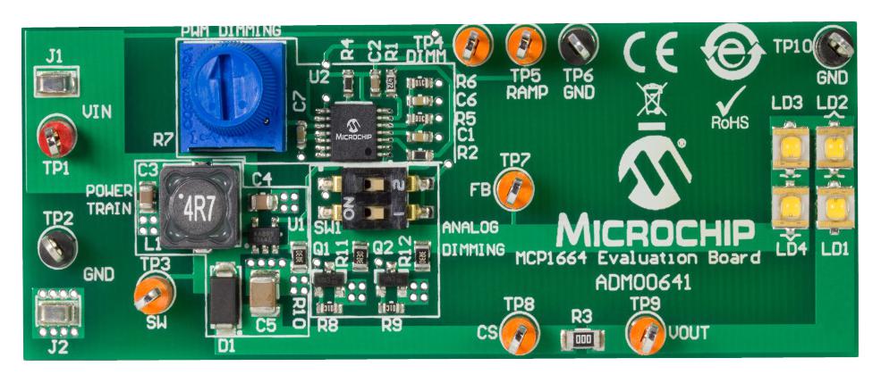 Microchip Adm00641 Eval Board, Mcp1664 Led Driver