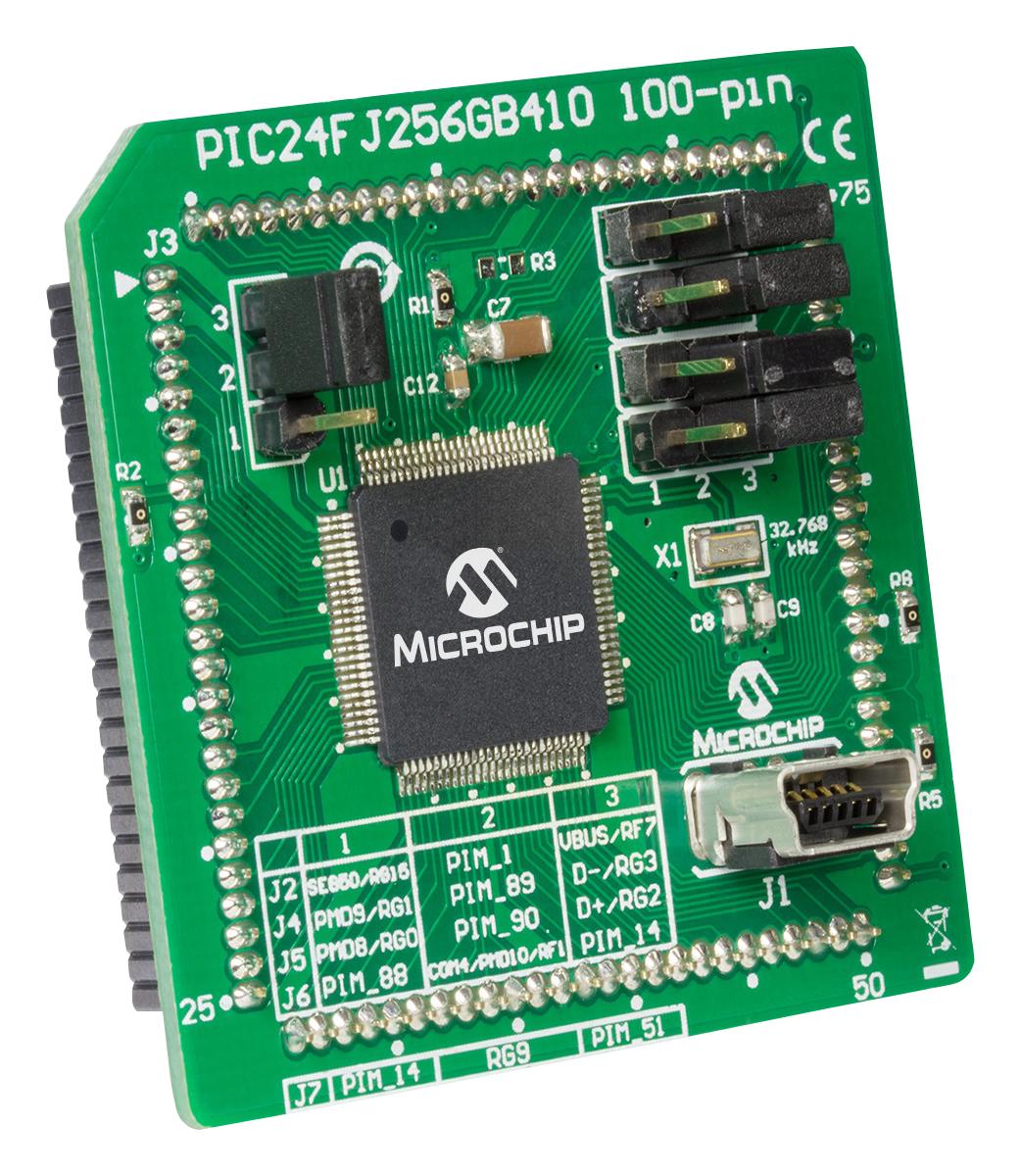 Microchip Ma240038 Plug-In Module, 16Bit Pic24F Mcu