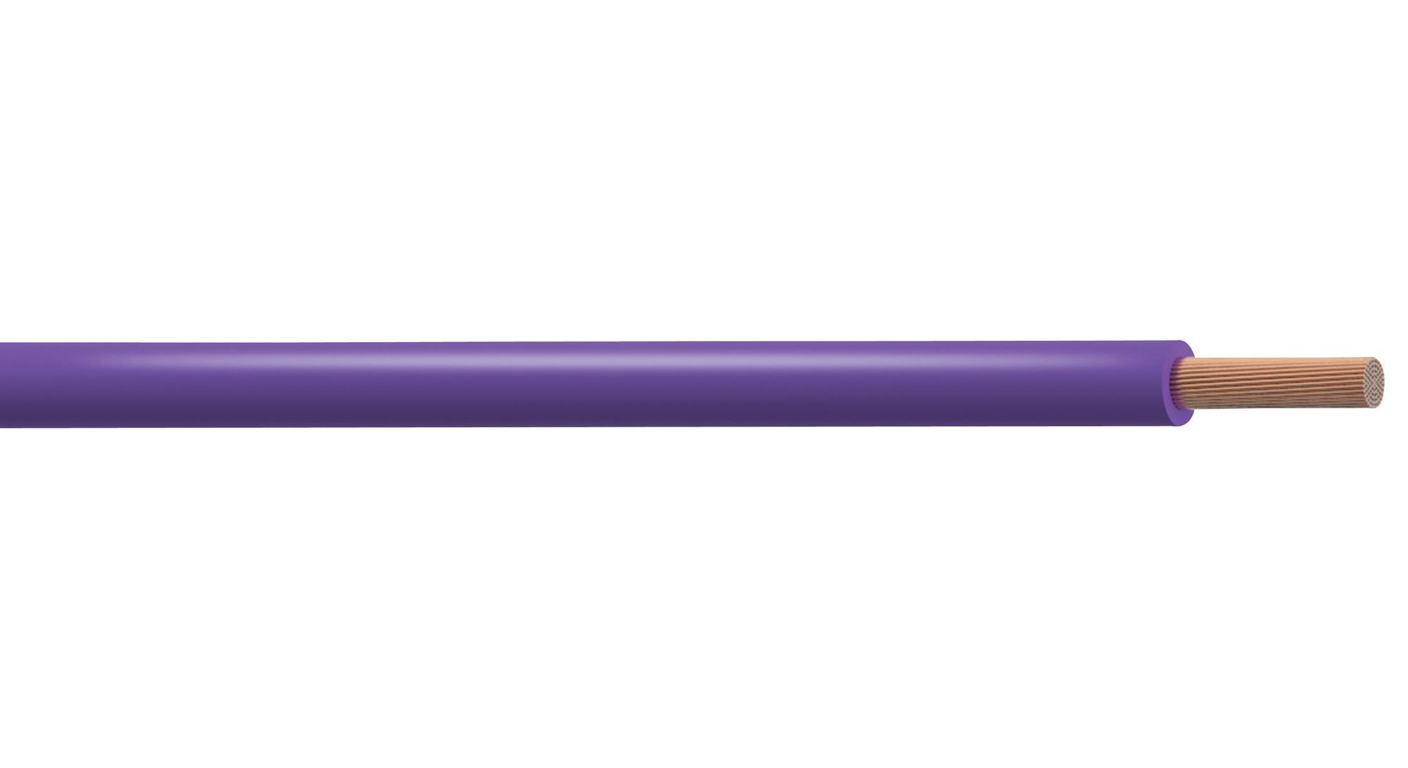 Multicomp Pro Pp001283 Tri Rated Wire, 2.5Mm2, Violet, 100M