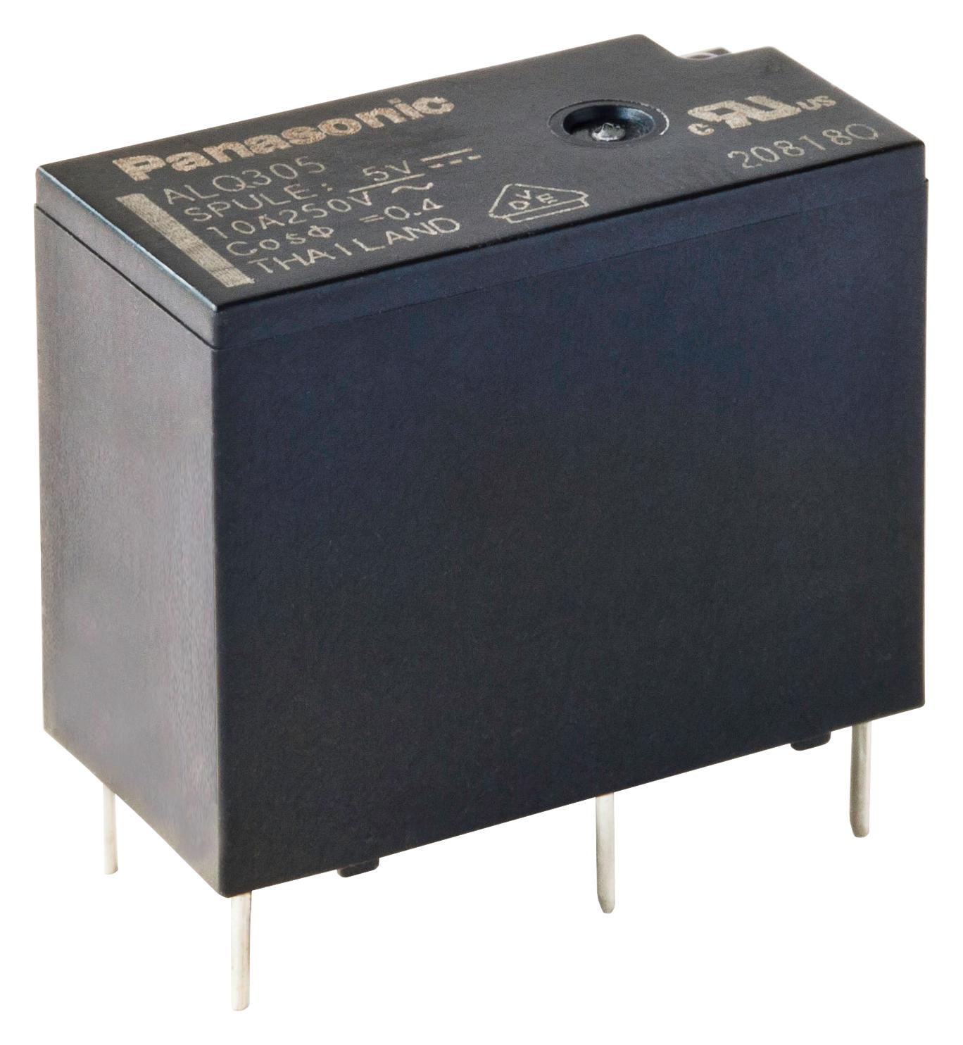 Panasonic Alq112 Power Relay, Spdt, 12Vdc, 10A, Thd