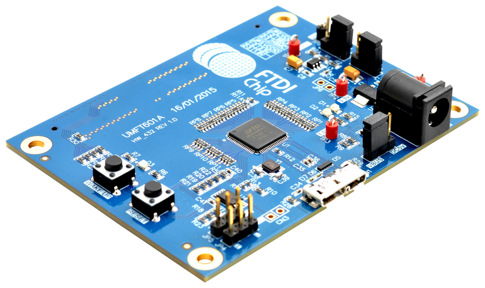 Ftdi Umft601A-B Eval Board, 32Bit Fifo To Usb 3.0 Bridge