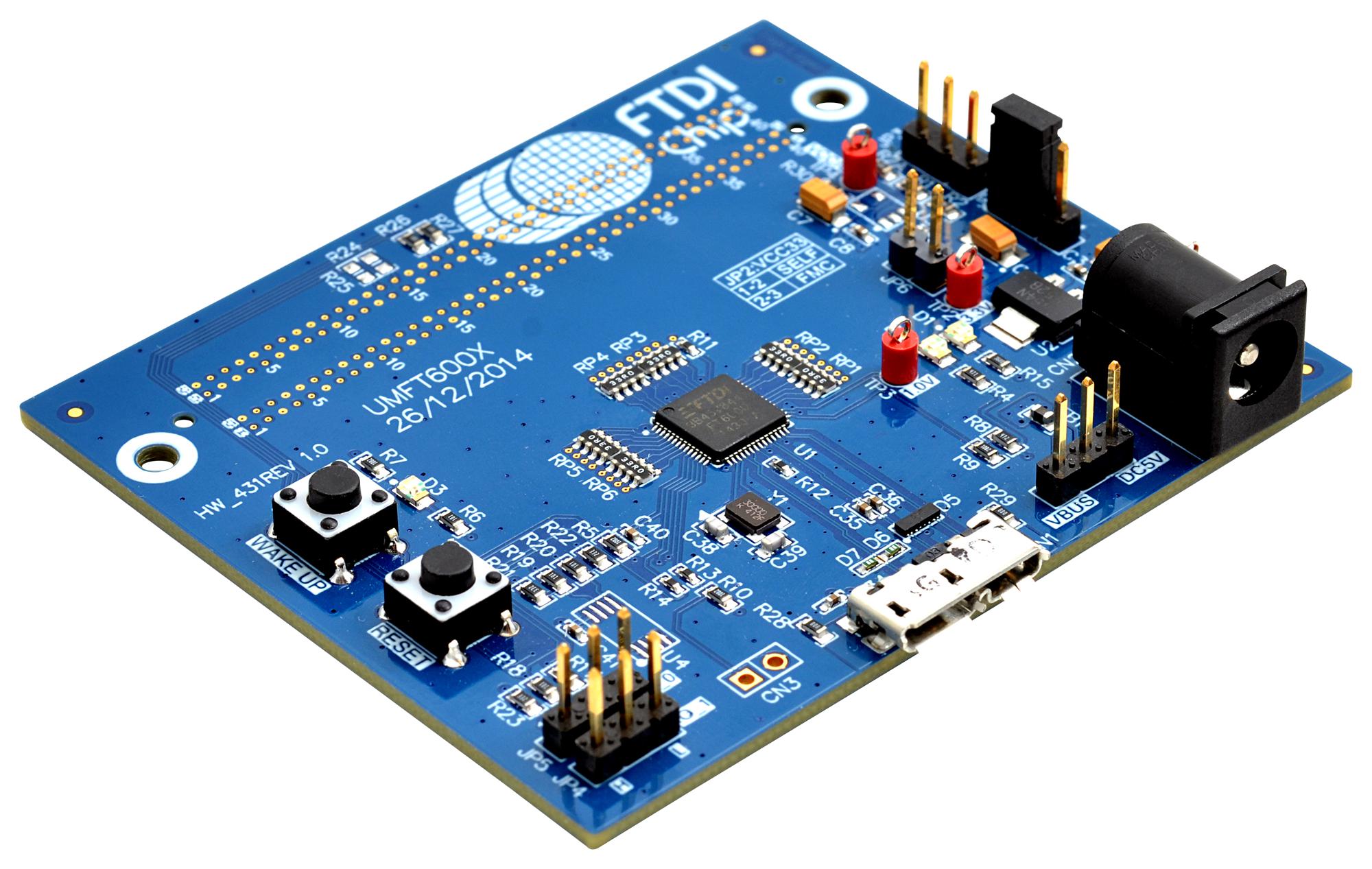 Ftdi Umft600X-B Eval Board, 16Bit Fifo To Usb 3.0 Bridge