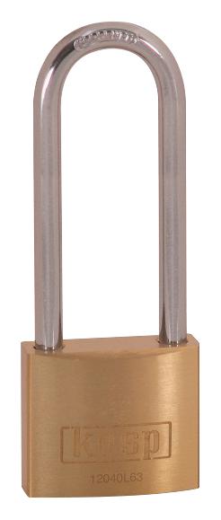 Ck Tools K12040L63D Padlock, Brass, Long Shackle, 40Mm