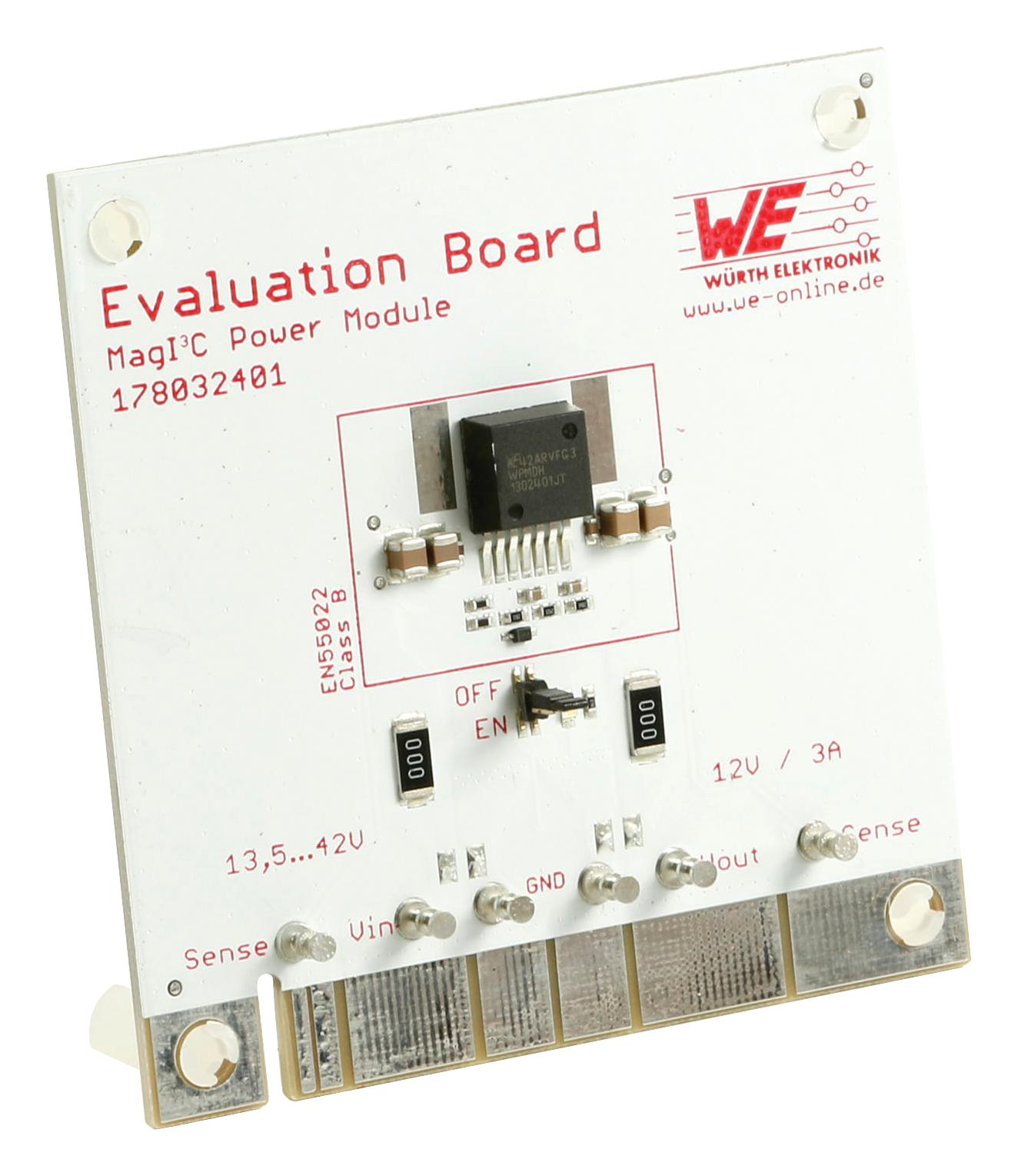 Wurth Elektronik 178032401 Evaluation Board, Adj Sync Buck Reg