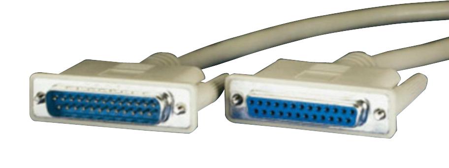 Roline 11.01.3645 Computer Cable, Dsub 25P Plug/skt, 4.5M