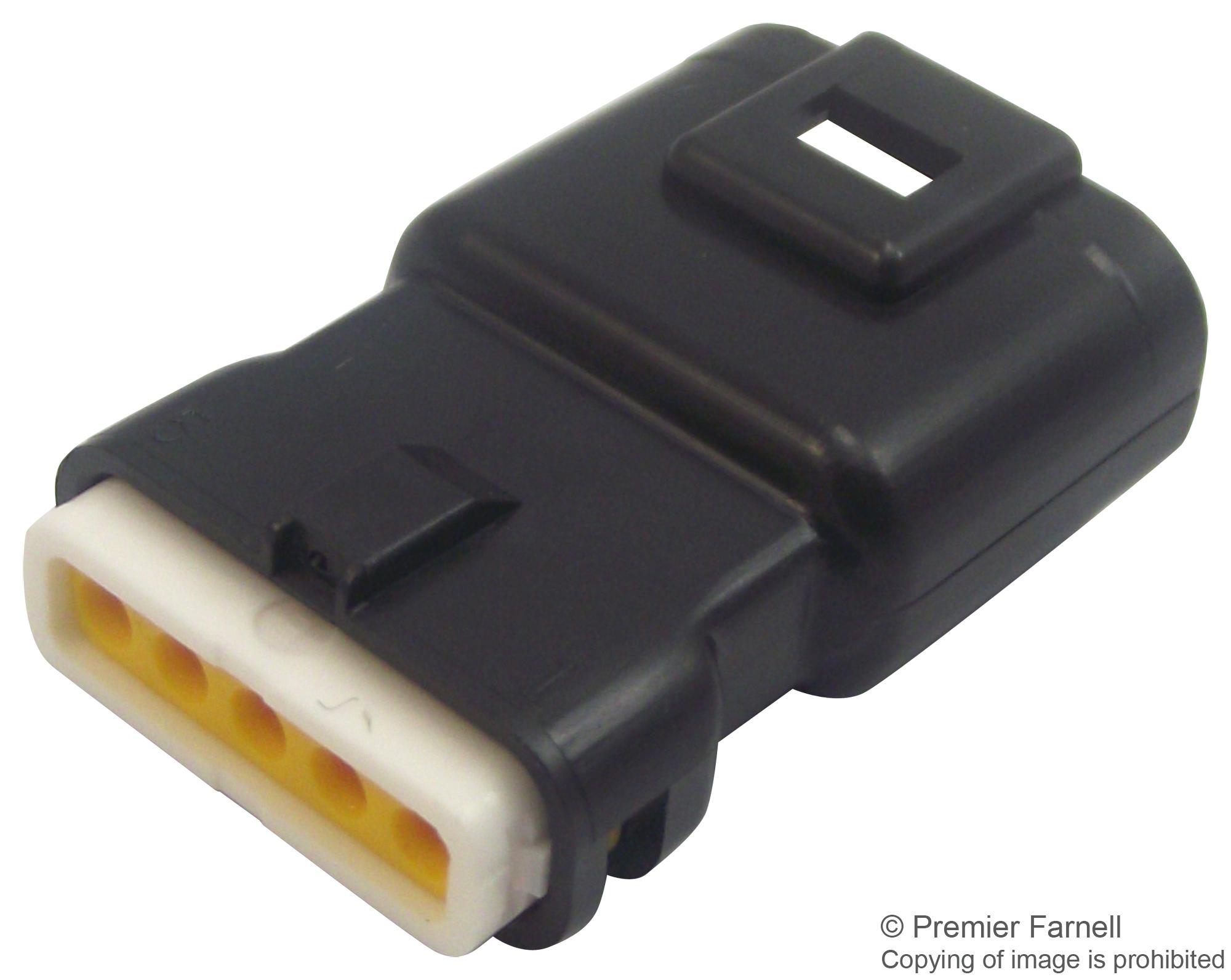 Edac 565-005-000-310 Plug Housing, 5Pos, 2.5Mm, Pbt