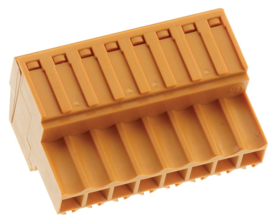 Weidmuller 1597420000 Terminal Block, Pluggable, 8Pos, 14Awg