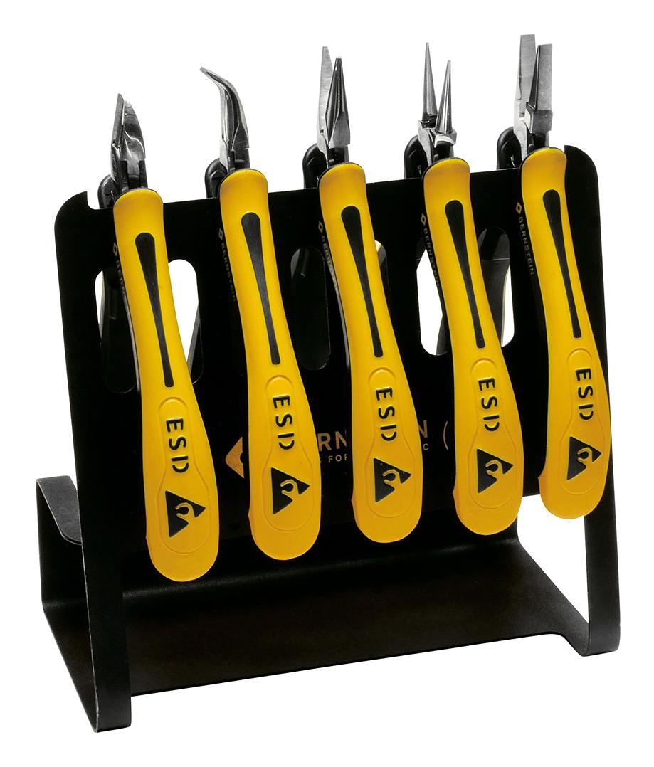 Bernstein Werkzeugfabrik 3-650 V Plier Set, Conductive, 5Pc