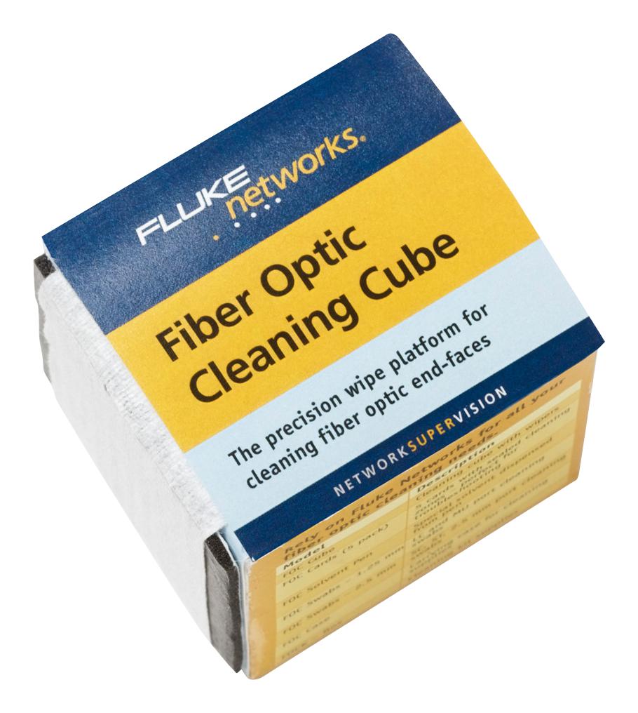 Fluke Networks Nfc-Cube Cleaner, Fibre Optic, Cube W/wiper, 500