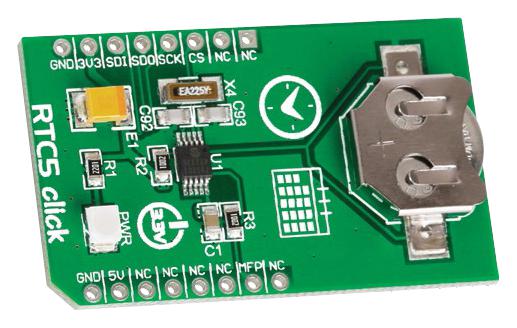 Mikroelektronika Mikroe-1990 Add-On Board, Rtc5 Click