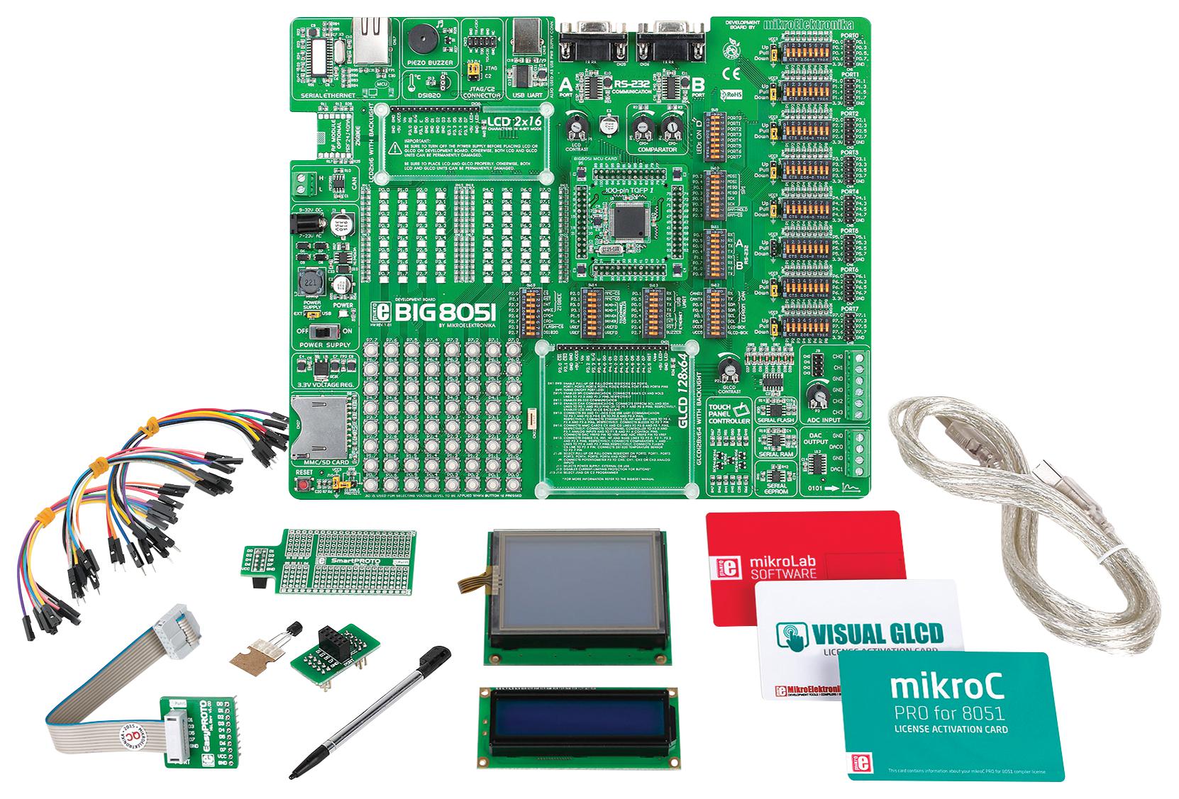 Mikroelektronika Mikroe-2019 Dev Board, Big8051