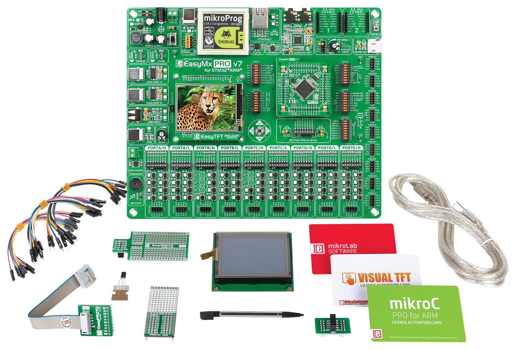 Mikroelektronika Mikroe-2016 Dev Board, Easymx Pro V7