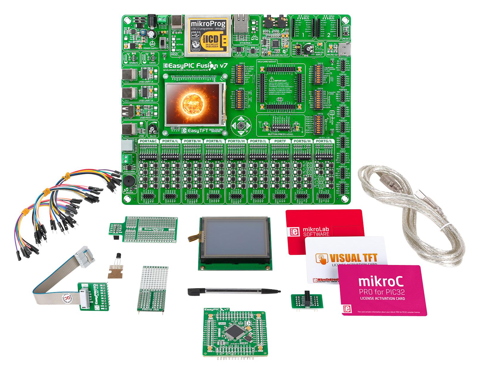 Mikroelektronika Mikroe-2011 Dev Board, Mcu