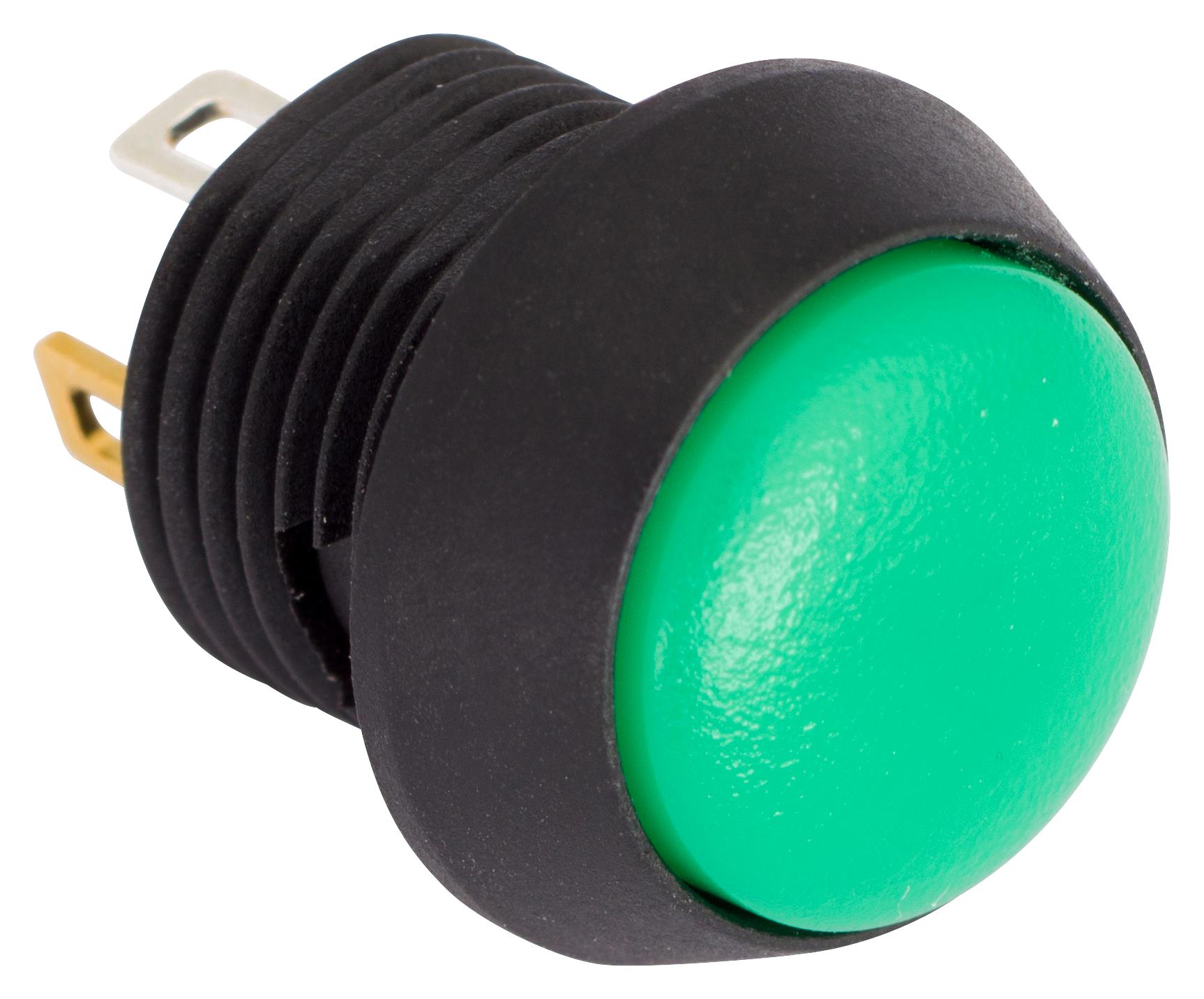 Eoz Fl13Lg5 Pushbutton Switch, Spst-No, Green