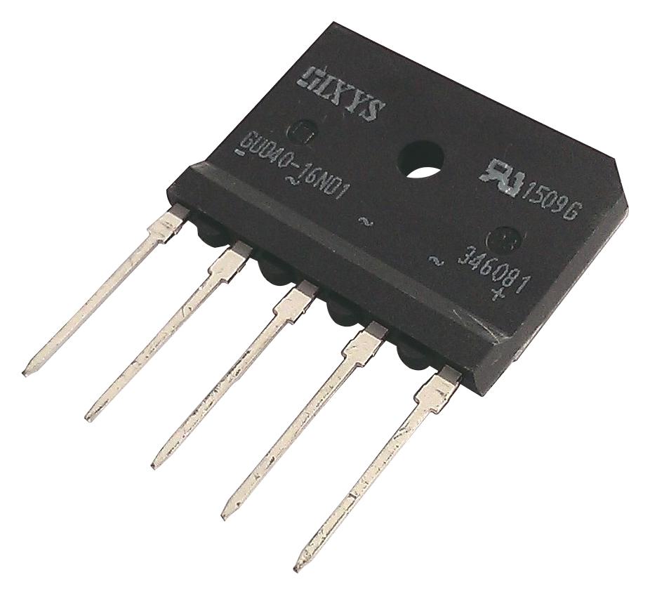 Ixys Semiconductor Guo40-16No1 Bridge Rectifier, 3-Ph, 1.6Kv, Gufp