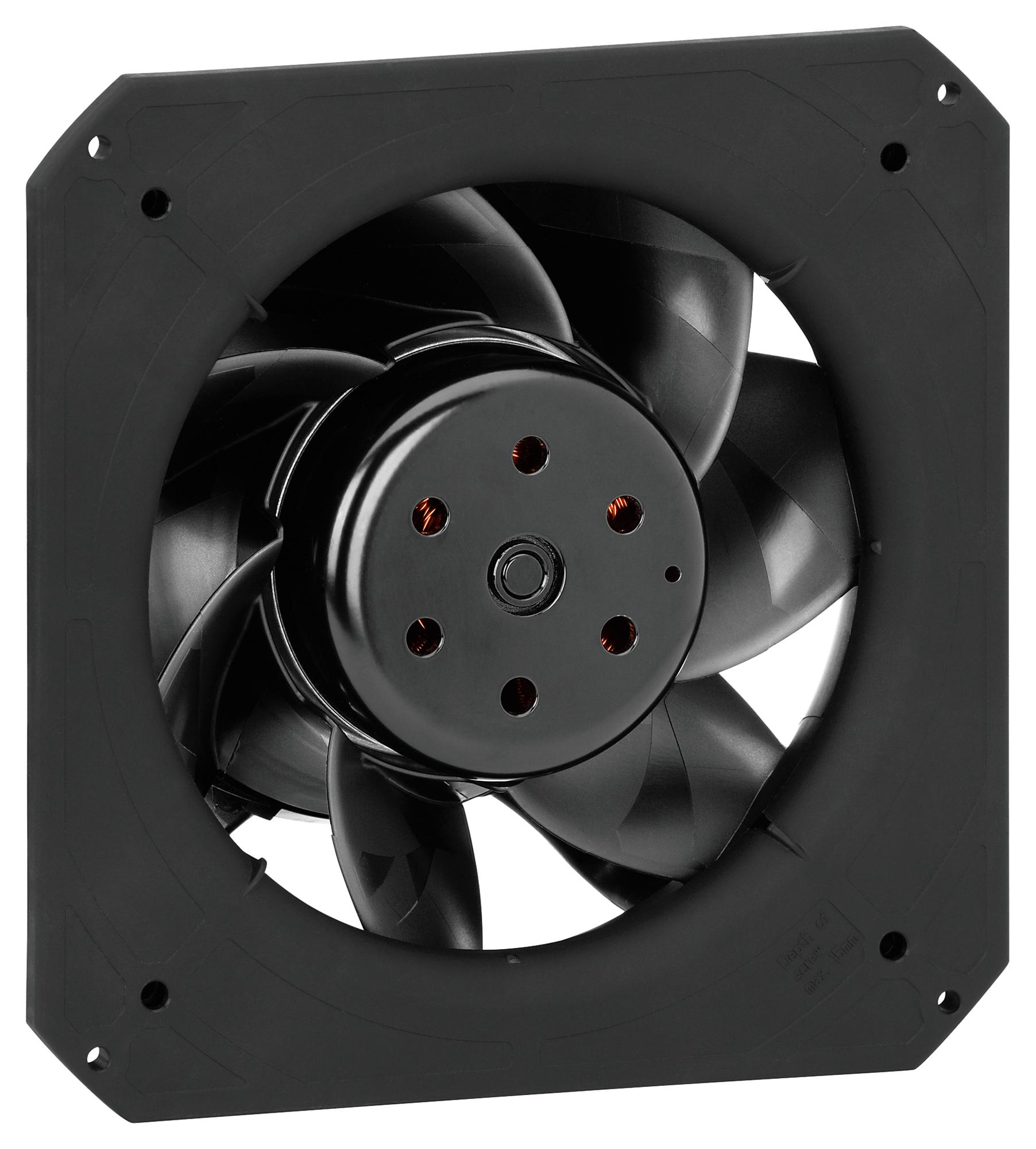 Ebm-Papst K3G200-Bd64-04 Axial Fan, 225Mm, 48Vdc, 865.2Cfm, 77Dba