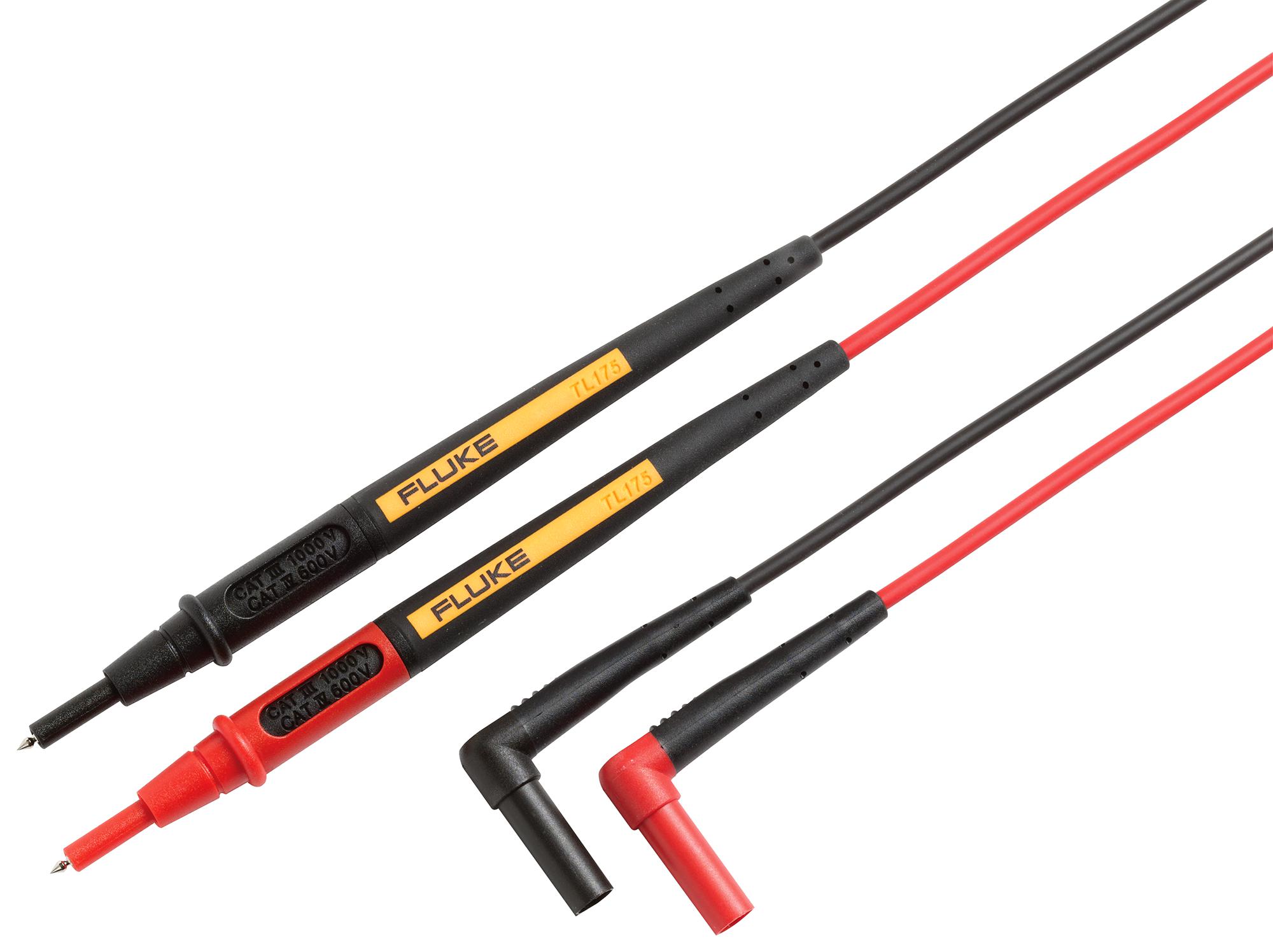 Fluke Fluke Tl175 Test Lead Set, Black/red, 1Kv, 10A