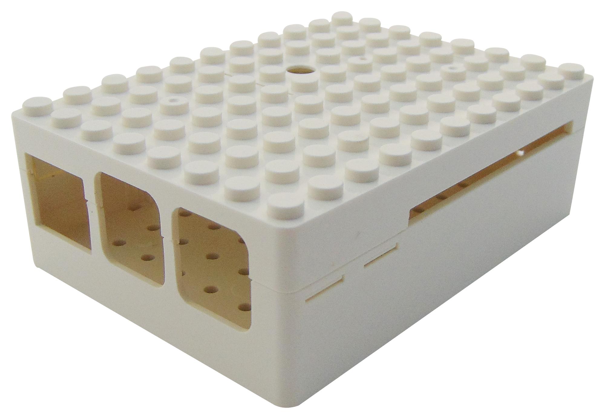 Multicomp Pro Cbpiblox-Wht. Enclosure, Raspberry Pi B+/2B/3B, Abs