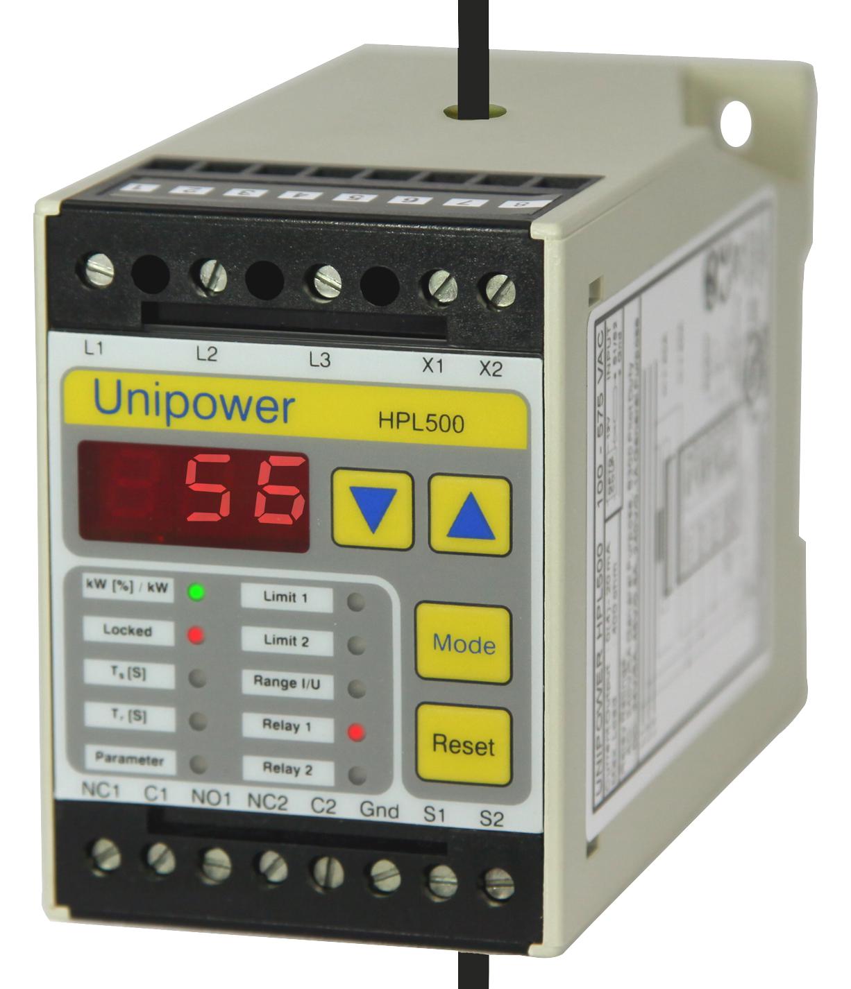 Unipower Hpl500 Digital Motor Load Monitor, Analogue O/p