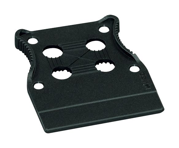 Wago 713-126 Strain Relief Plate, 11Mm, Black