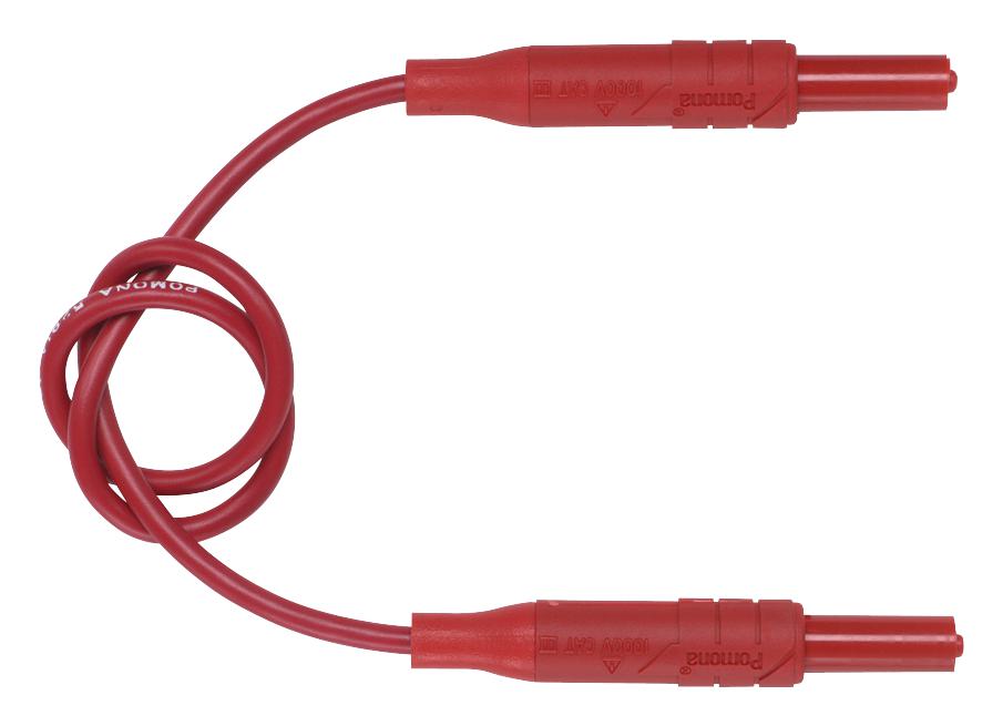 Pomona 5291A-60-2 Test Lead, Red, 1.524M, 1Kv, 7A