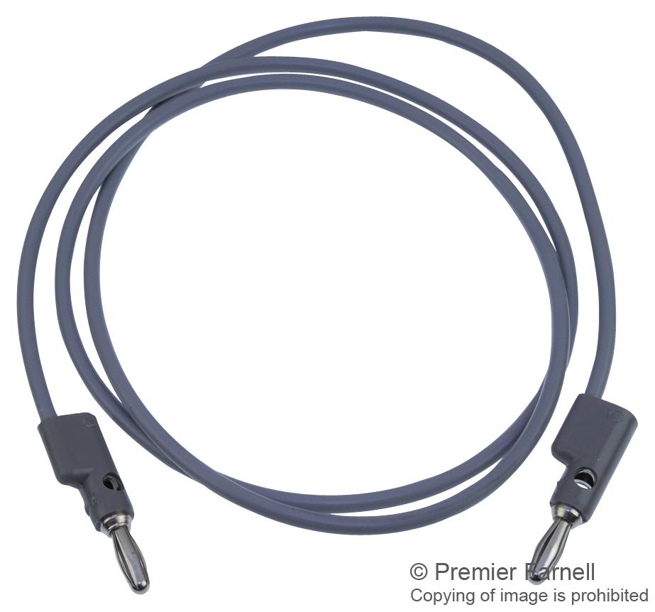 Pomona B-48-8 Test Lead, Grey, 1.219M, 60Vdc, 15A