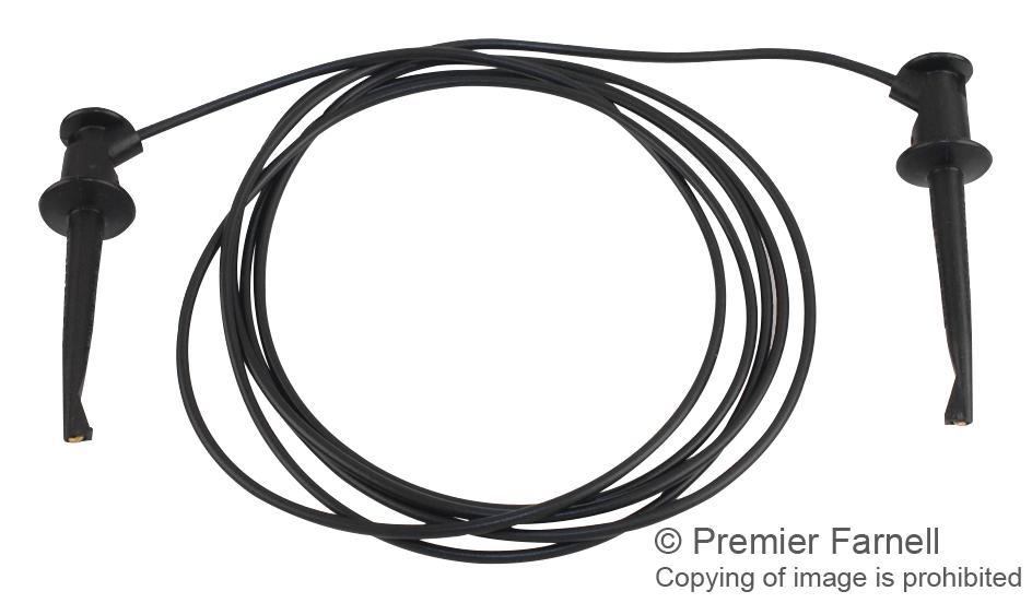 Pomona 3781-60-0 Test Lead, Black, 1.524M, 60Vdc, 5A