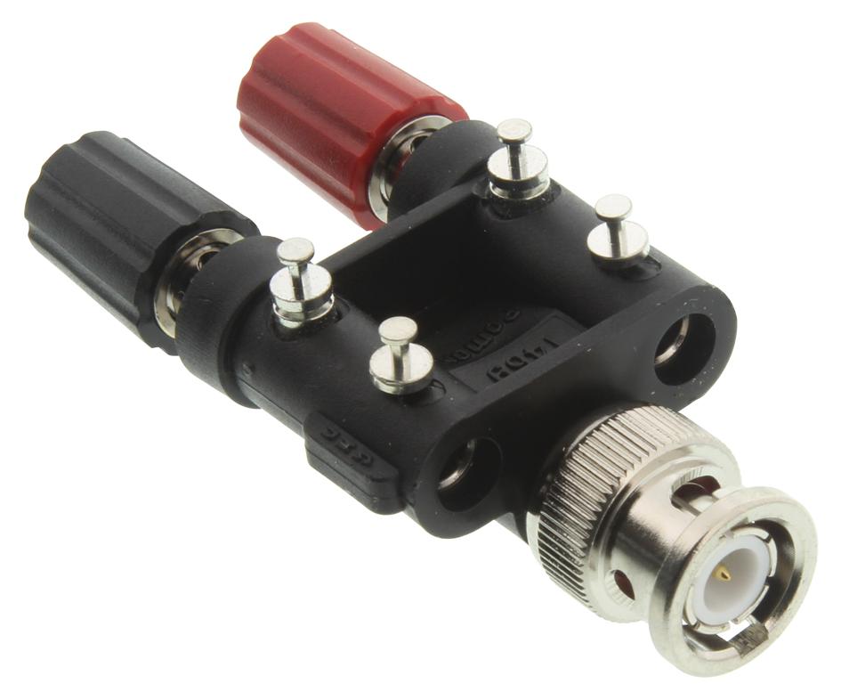 Pomona 1469 Adapter, 2 X Binding Post-Bnc Plug