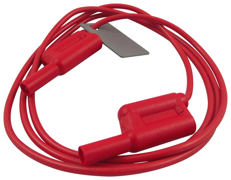 Pomona 6727-2 Test Lead, Red, 1.16M, 1Kv, 20A