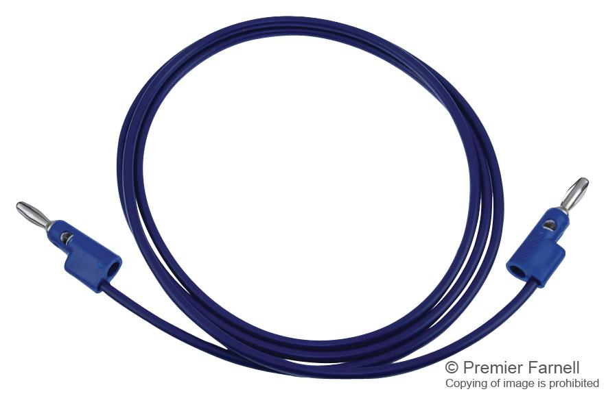 Pomona B-48-6 Test Lead, Blue, 1.219M, 60Vdc, 15A