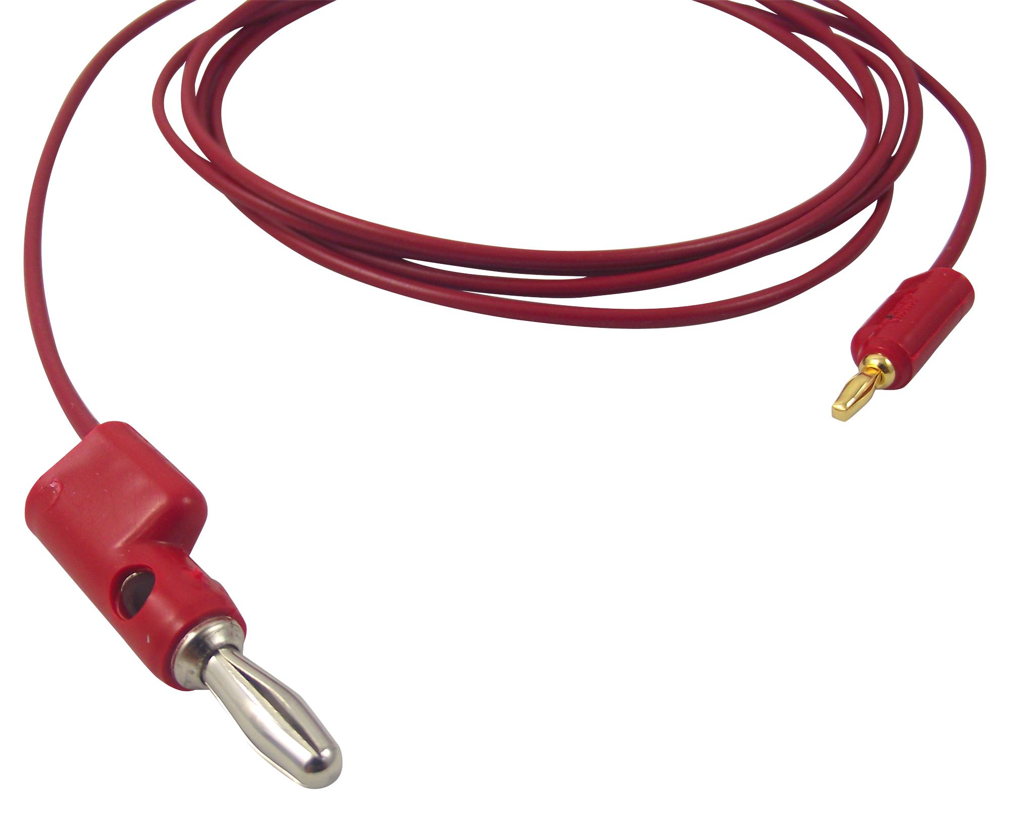 Pomona 3014-60-2 Test Lead, Red, 1.524M, 60Vdc, 5A