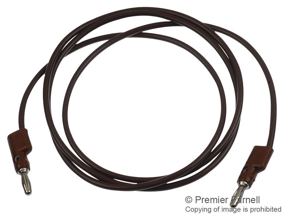 Pomona B-24-1 Test Lead, Brown, 610Mm, 60Vdc, 15A