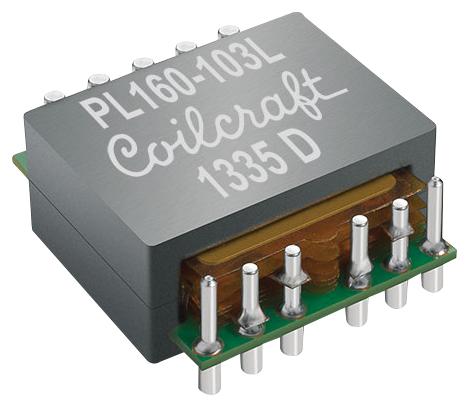 Coilcraft Pl160-101L Planar Transformer, 1:1, 160W, Smt