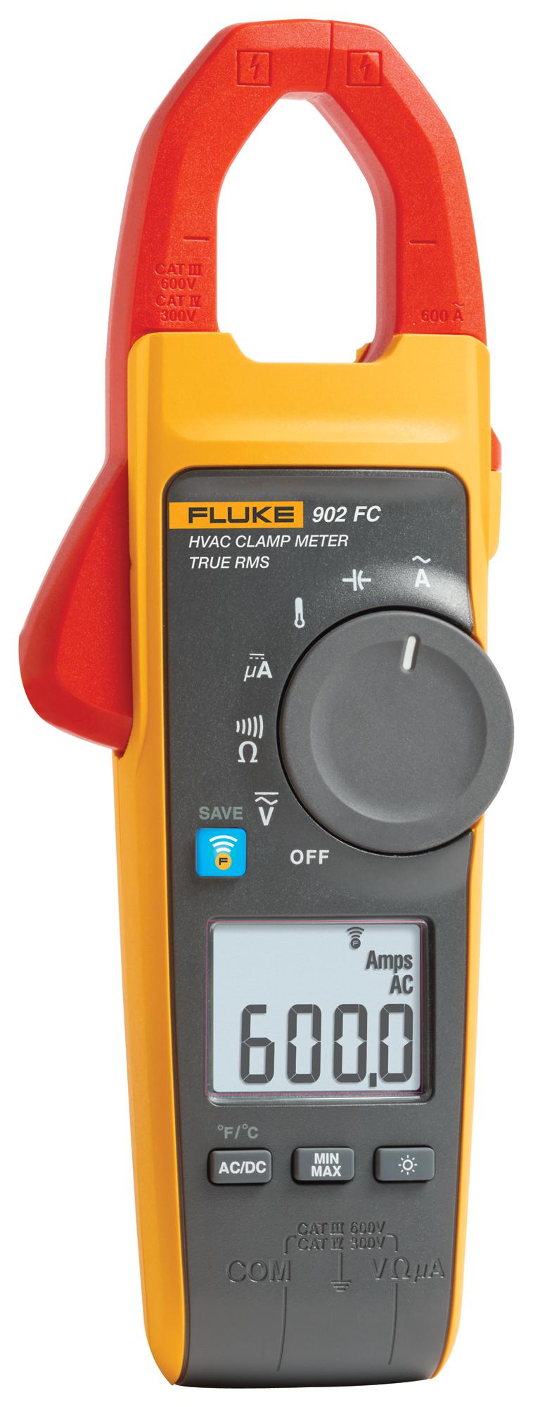 Fluke Fluke 902 Fc Dmm, Clamp, Auto, 600A