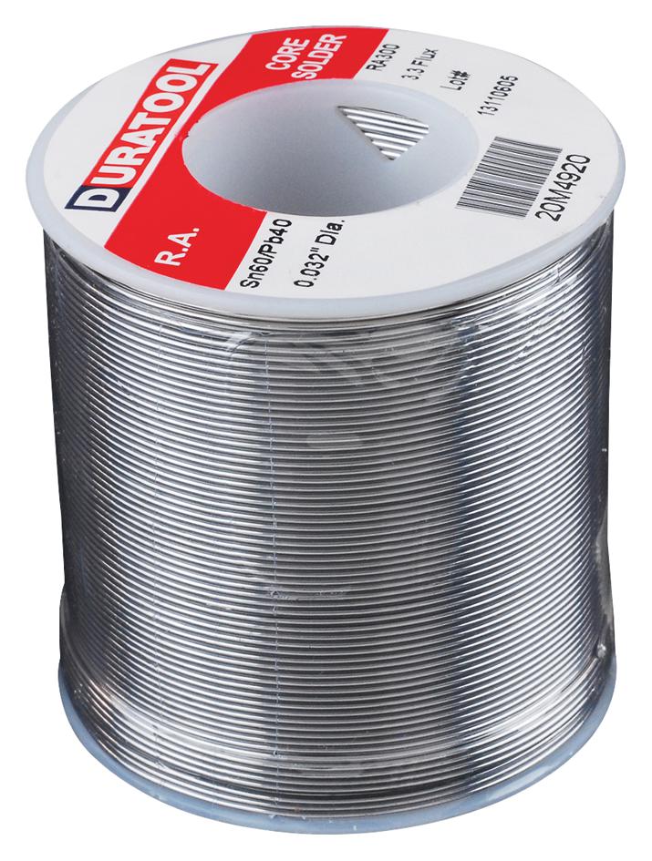 Duratool Spc22126 Solder Wire, 60/40 Sn/pb, 190 Deg C