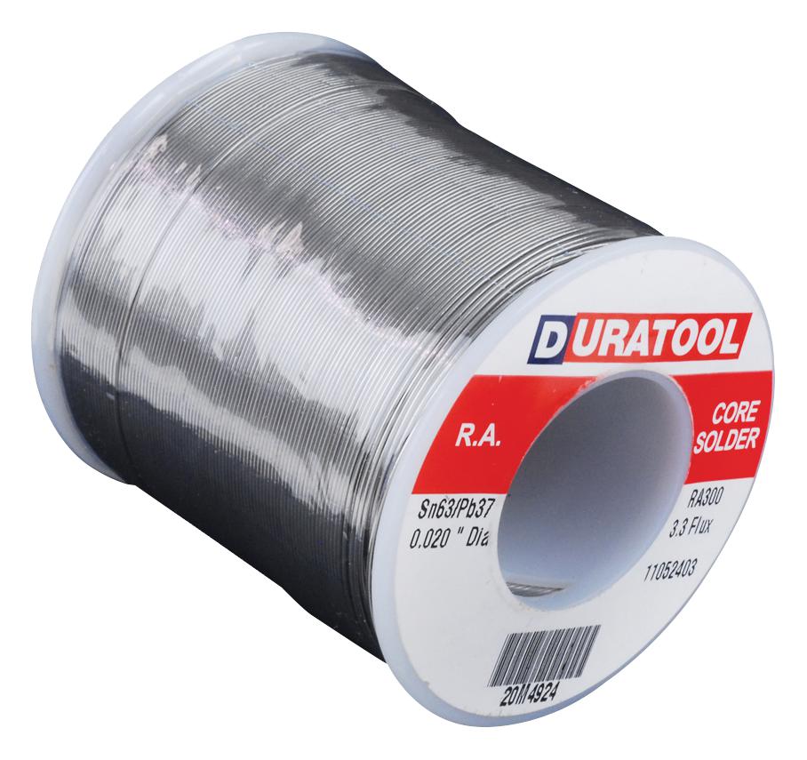 Duratool Spc22130 Solder Wire, 63/37 Sn/pb, 183 Deg C