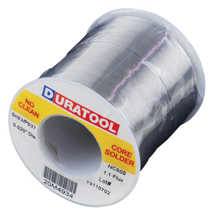 Duratool Spc22140 Solder Wire, 63/37 Sn/pb, 183 Deg C