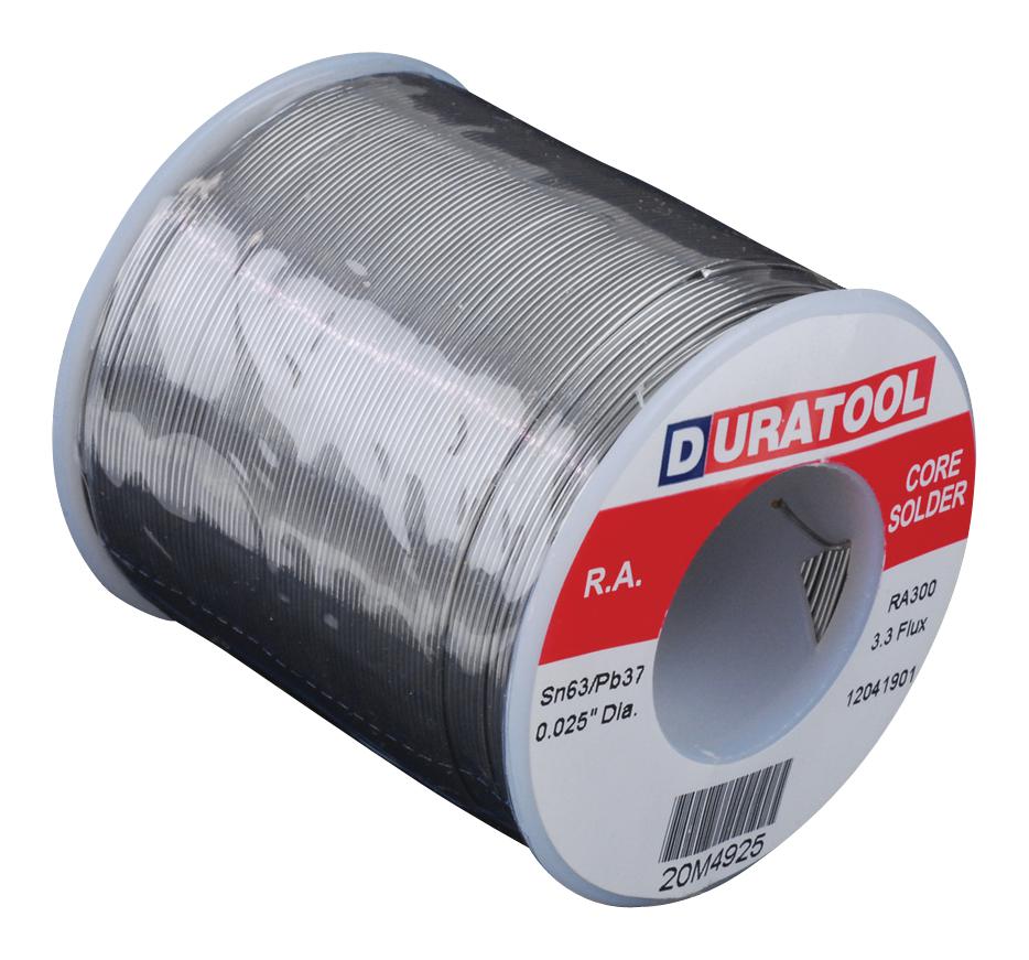 Duratool Spc22131 Solder Wire, 63/37 Sn/pb, 183 Deg C