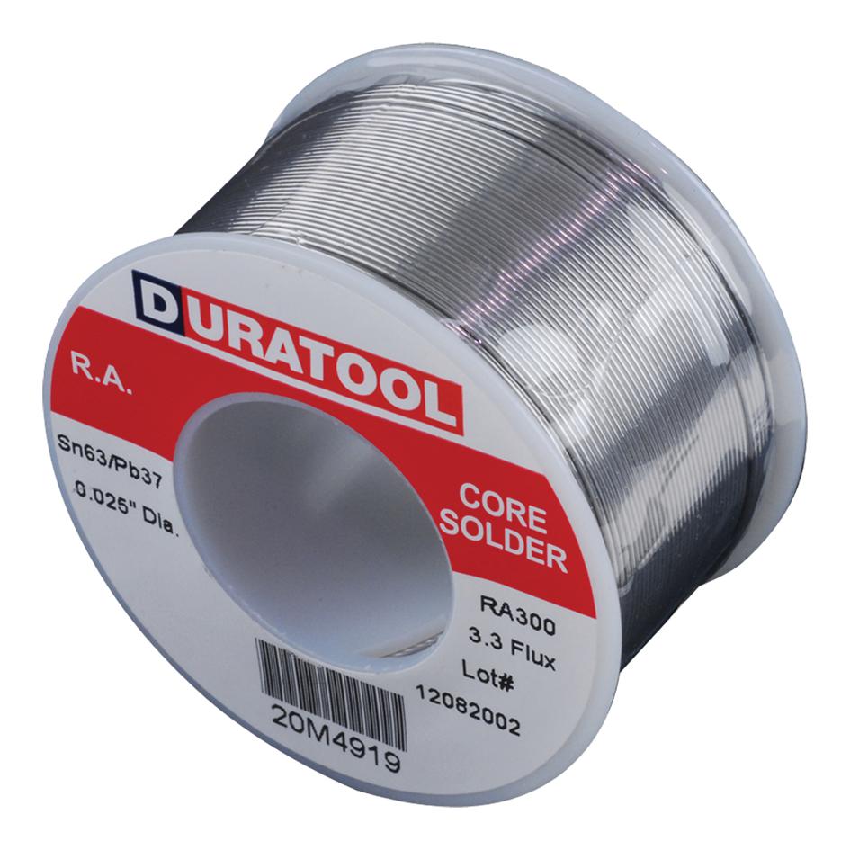 Duratool Spc22125 Solder Wire, 63/37 Sn/pb, 183 Deg C