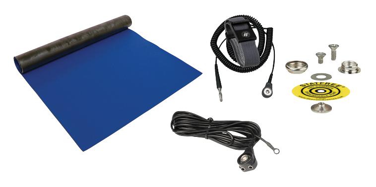 Duratool Mc35759 Esd Mat & Wrist Strap Grounding Kit