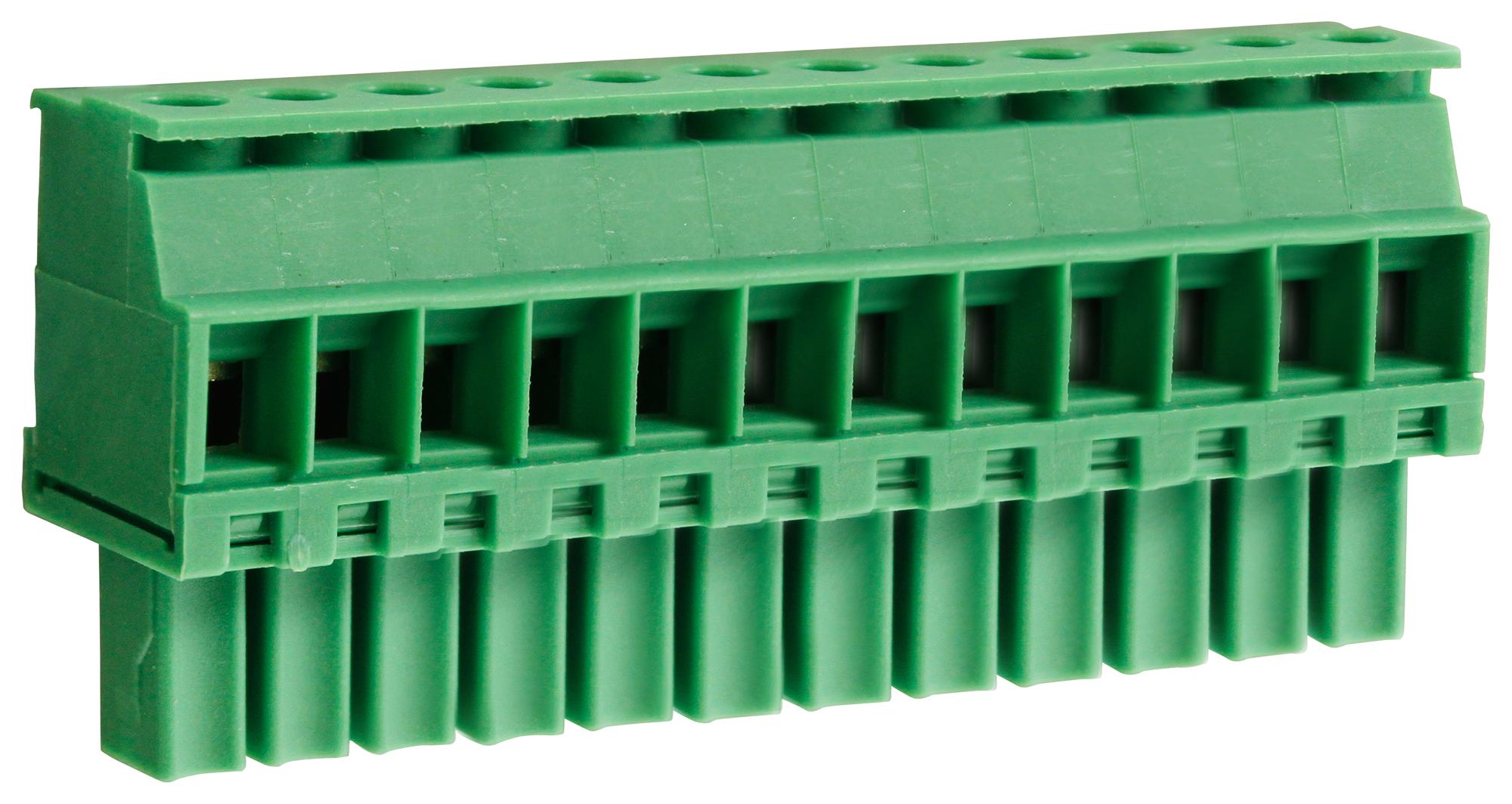 Camdenboss Ctbp92Vd/12R Terminal Block, Pluggable, 12Pos