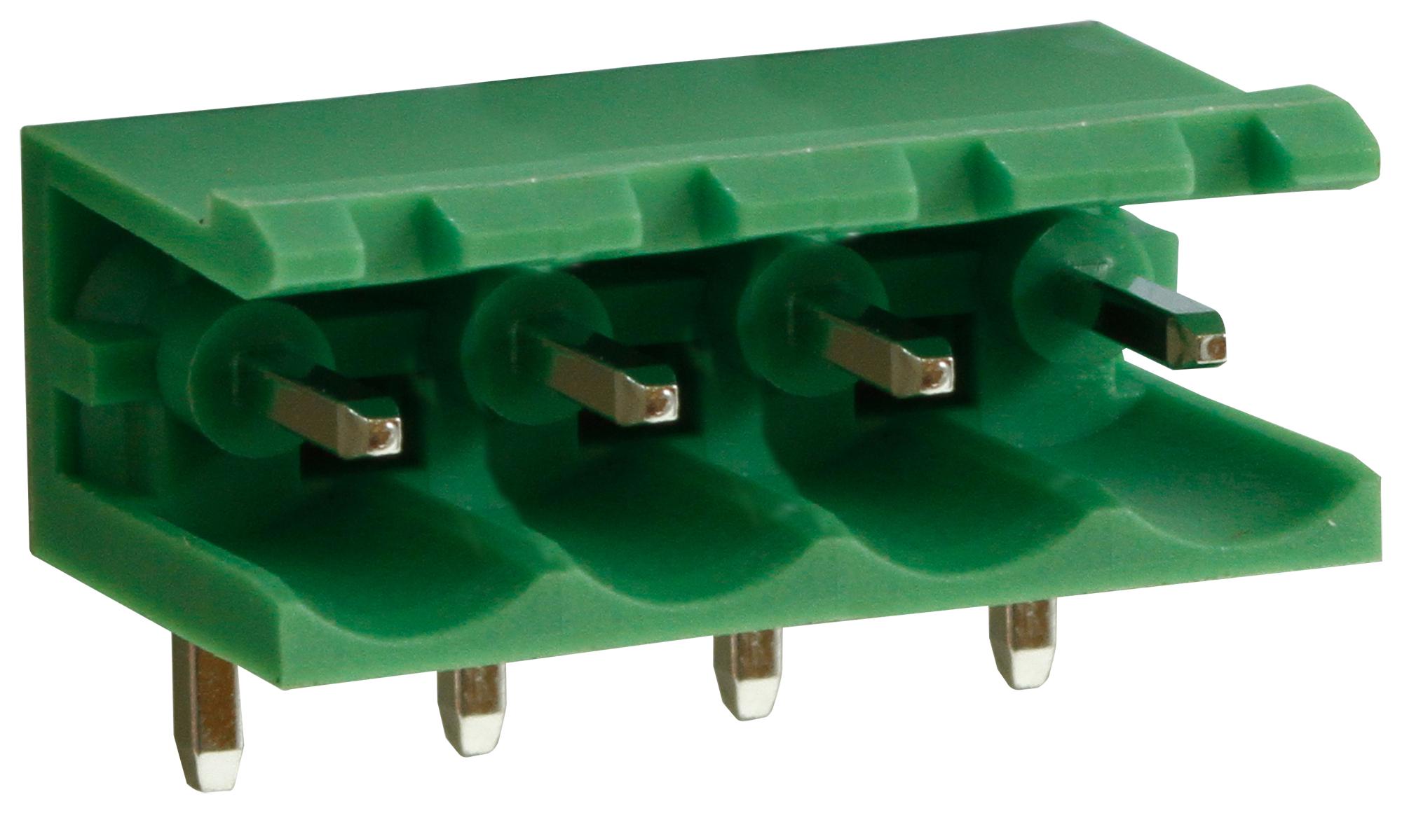 Camdenboss Ctbp9358/4Ao Terminal Block, Header, 4Pos, R/a, Th