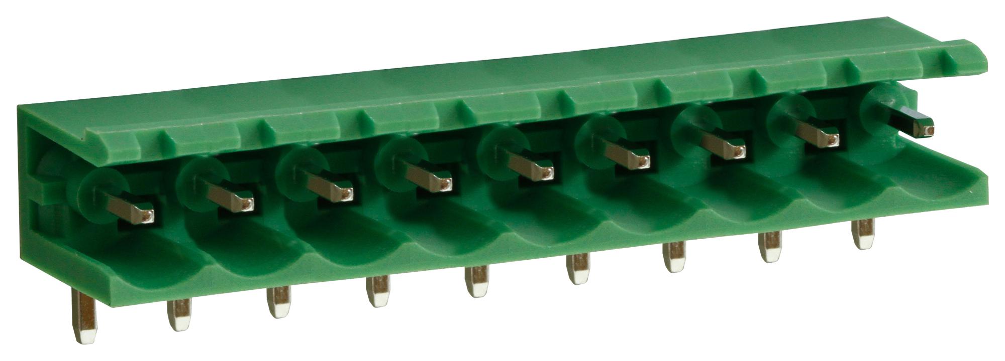 Camdenboss Ctbp9358/9Ao Terminal Block, Header, 9Pos, R/a, Th