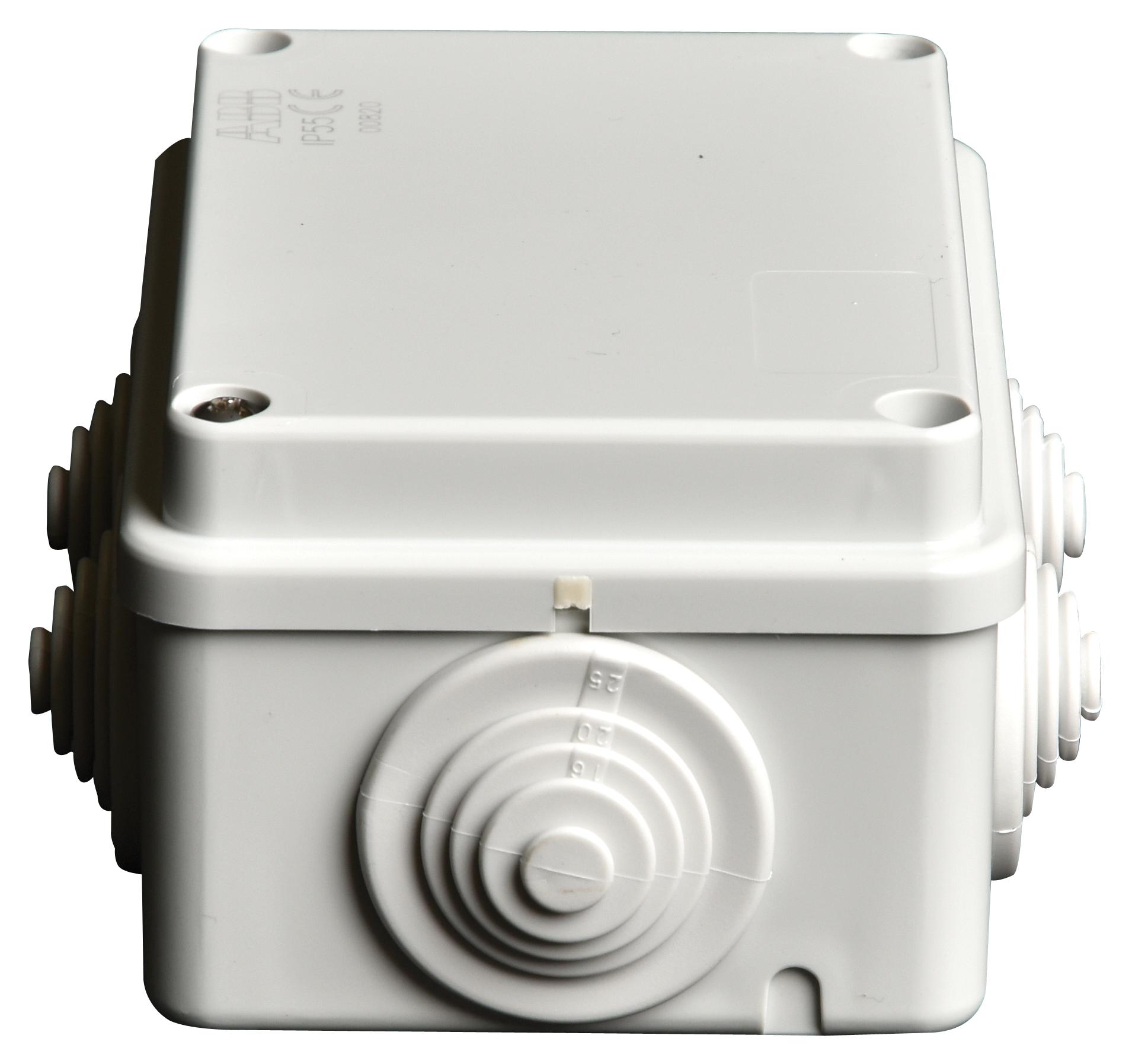 Abb 00820 Junction Box, Ip55, Thermoplastic, Grey