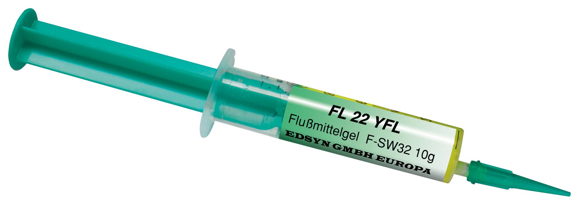 Edsyn Fl 22 Yfl Flux Gel, No Clean, Syringe